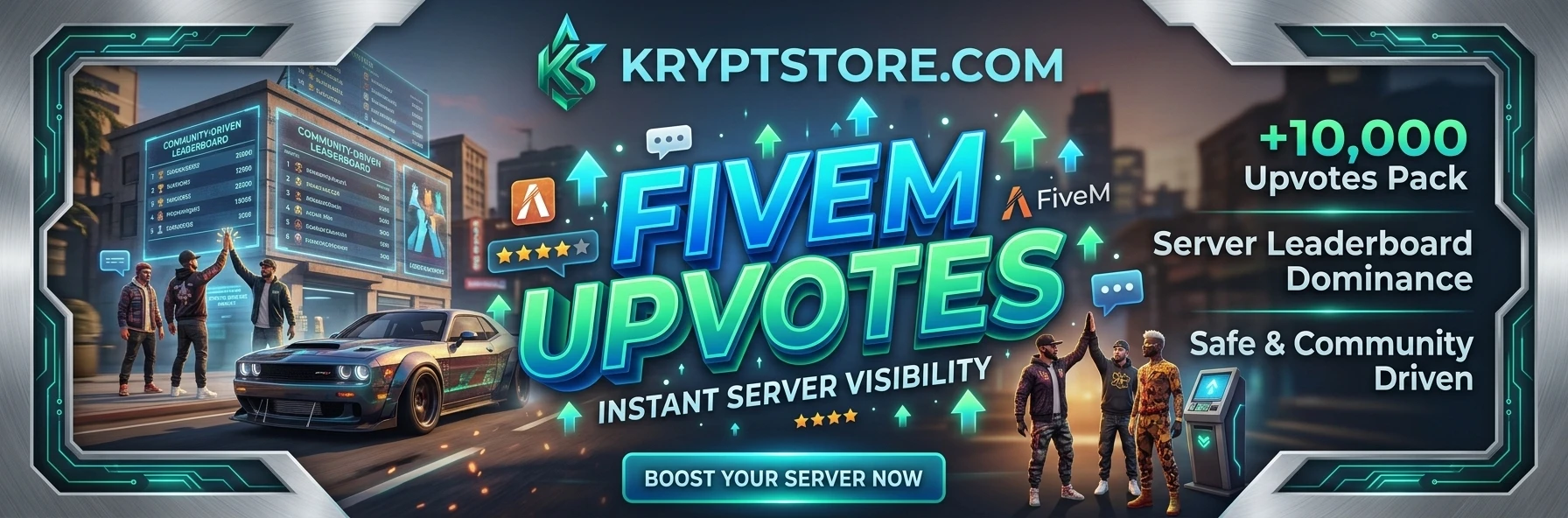 FiveM Upvotes - Cheap